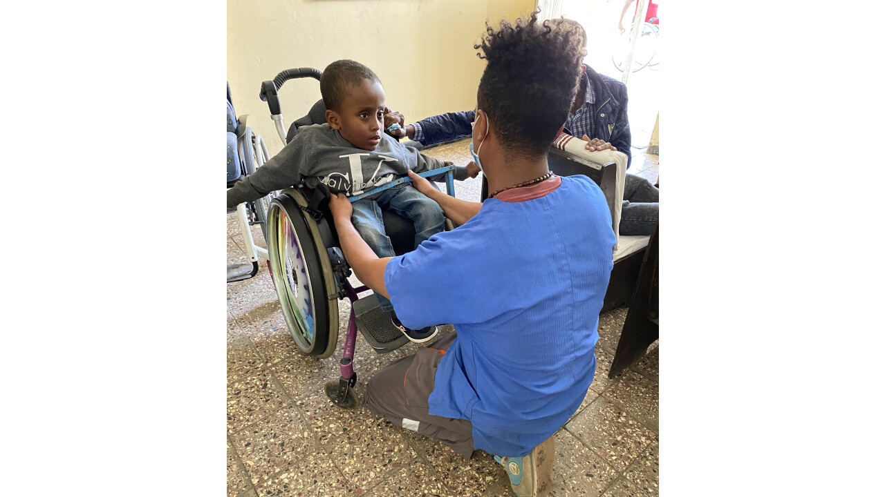 Rollstuhlabklärung in Addis Abeba, Äthiopien